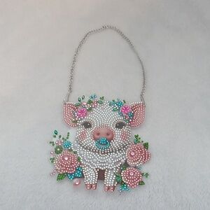 Completed diamond art wall hanging